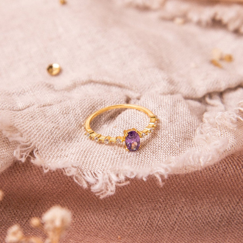 Anillos Promesa Púrpura – La Boutique Joyas