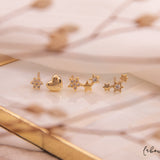 Aretes Mini - Clasico Corazon