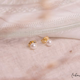Aretes Mini - Media Perla
