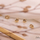 Aretes Mini - Clasico Corazon