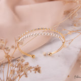 Pulseras Bangles - Perlas y Cristales