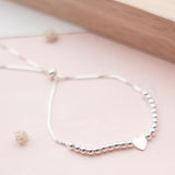 Pulseras Esfera - Corazón Silver