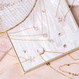 Collares - Mariposa perla