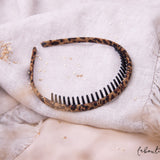 Diadema - Animal Print Comb