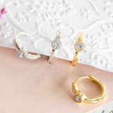 Argollas - Silver Shining Hoops