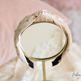Diadema - Terciopelo Estrellitas Beige